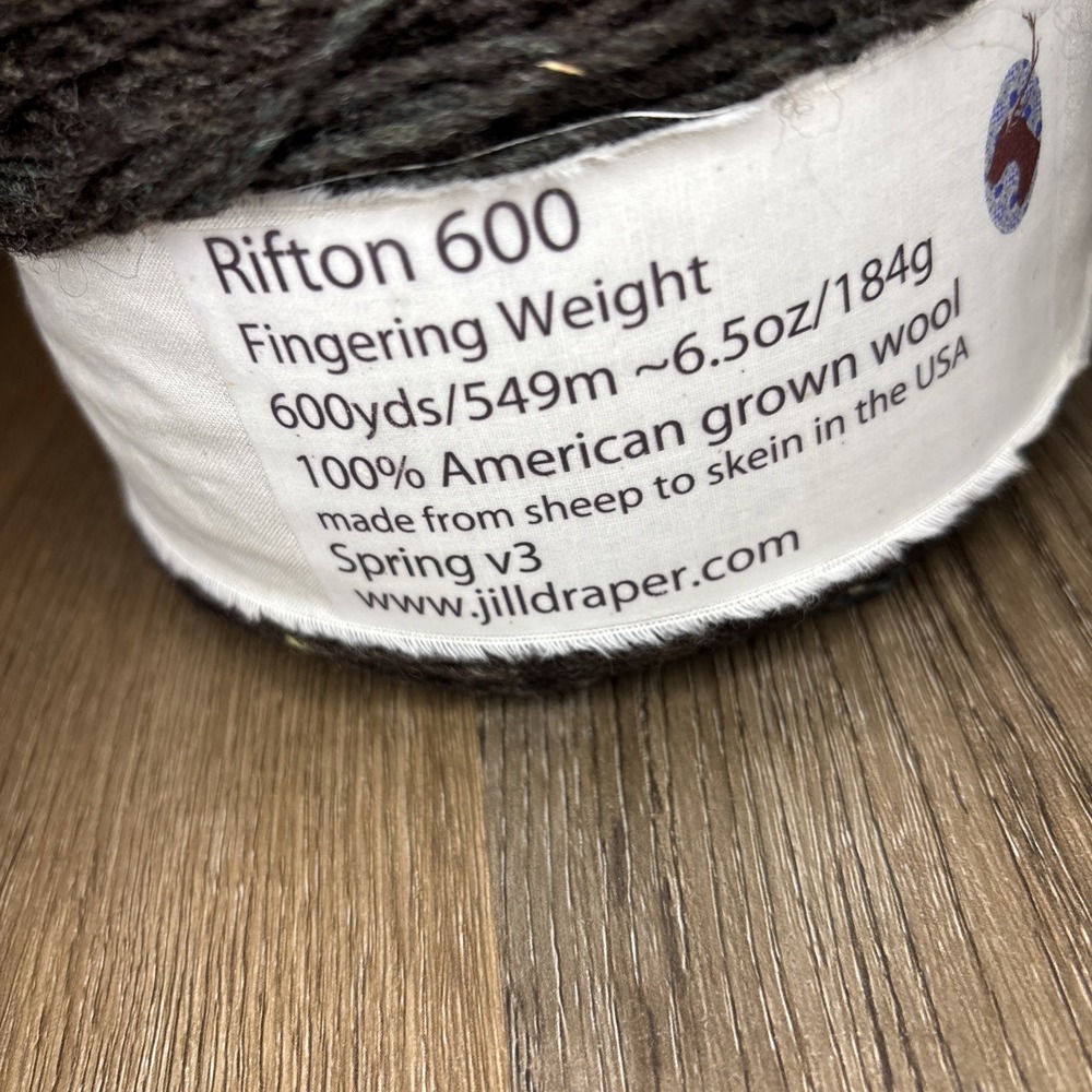 Jill Draper Makes Stuff Rifton 600 Spring V3 Fingering Weight American Wool 600y - Picture 6 of 7